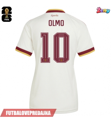 Lacne Ženy Futbalové dres Španielsko Dani Olmo #10 MS 2026 Krátky Rukáv - Preč